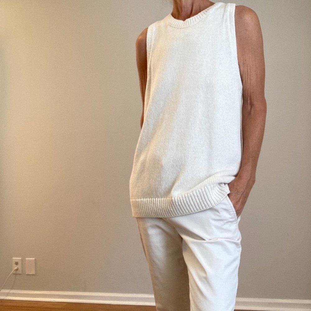 Loft Sweater Size XL Cream